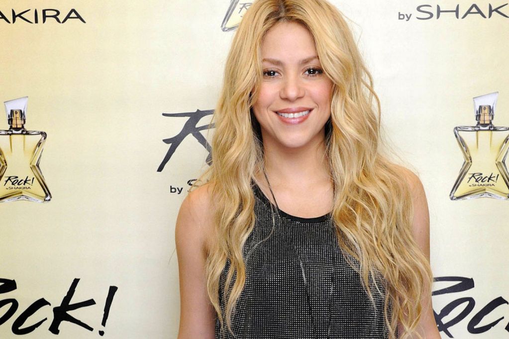 Shakira en el lanzamiento de su nueva fragancia